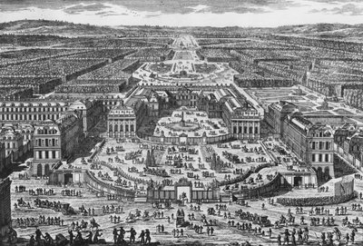 View of the Chateau de Versailles by Adam Perelle